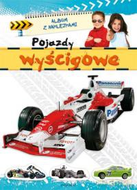 Album z naklejkami - Pojazdy wyścigowe [KSIĄŻKA]