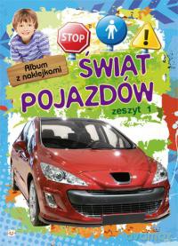 Album z naklejkami - Świat pojazdów cz.1 [KSIĄŻKA]