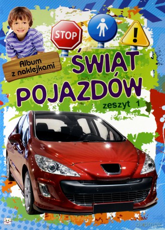 Album z naklejkami - Świat pojazdów cz.1 [KSIĄŻKA]