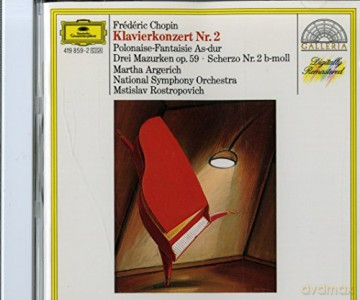 Argerich Wnso Rostro: Chopin:Piano Konc. N. 2 [CD]