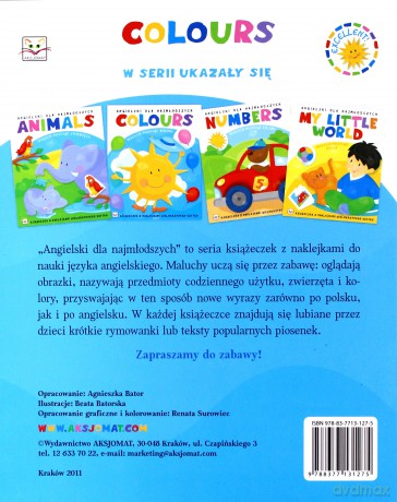 Angielski dla najmłodszych. Colours [KSIĄŻKA]