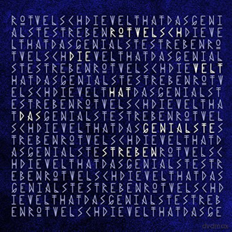 Rotwelsch: Die Welt Hat Das Genialste Streben [CD]