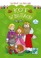 Bajkowe kolorowanki. Kot w butach [KSIĄŻKA]