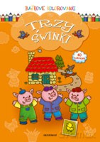 Bajkowe kolorowanki. Trzy świnki [KSIĄŻKA]