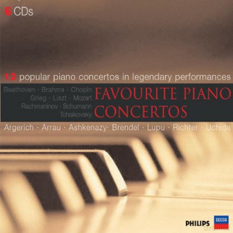 Argerich/Arrau/Ashkenazy/Brendel/Lupu/Ri: Favourite Piano Concertos [CD]