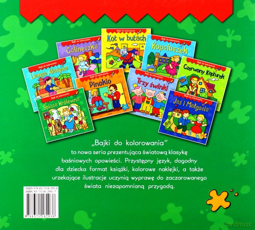 Bajki do kolorowania - Śpiąca Królewna [KSIĄŻKA]