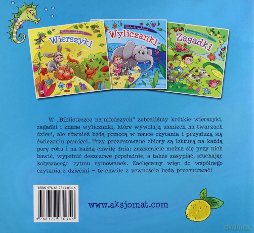 Biblioteka najmłodszych. Wyliczanki [KSIĄŻKA]