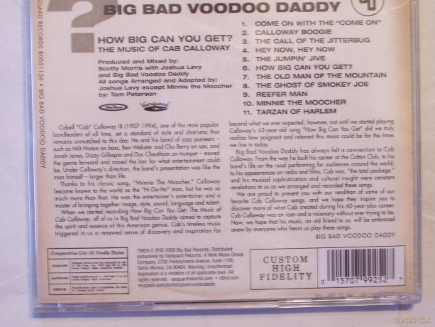 Big Bad Voodoo Daddy: How Big Can You Get: The Music of Cab Calloway [CD]
