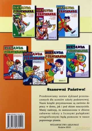 Dyktanda Ferdynanda klasy 5 [KSIĄŻKA]