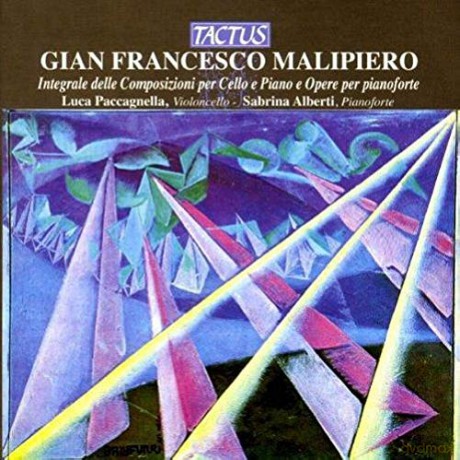 G.F. Malipiero: Malipiero - Cello and Piano Works [CD]