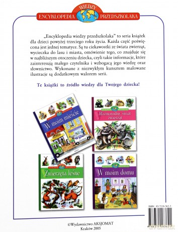 W moim mieście - Encyklopedia wiedzy przedszkolaka [KSIĄŻKA]