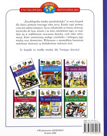 Zwierzęta w domu i na wsi - Encyklopedia wiedzy przedszkolaka [KSIĄŻKA]