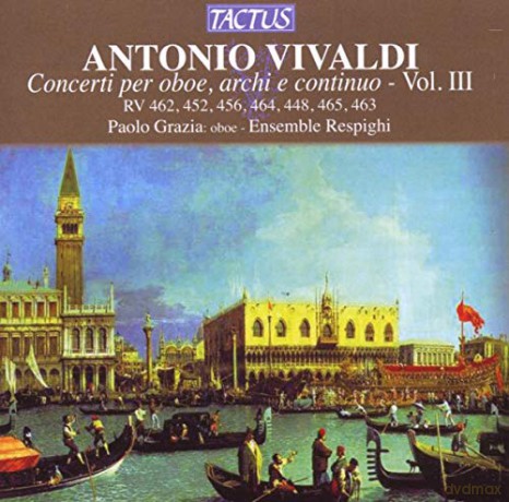 Antonio Vivaldi: Oboe Concertos 3 [CD]