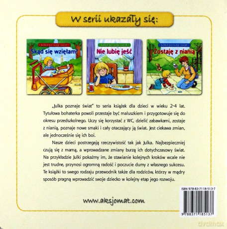Nie lubię jeść - Julka poznaje świat [KSIĄŻKA]