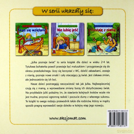 Nie lubię jeść - Julka poznaje świat [KSIĄŻKA]