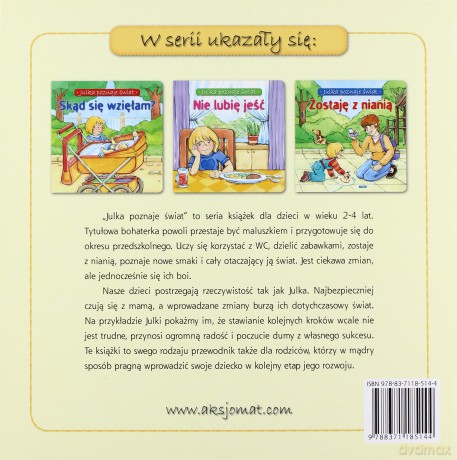 Zostaję z nianią - Julka poznaje świat [KSIĄŻKA]