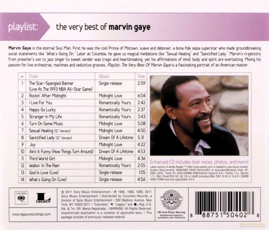 Marvin Gaye: Playlist: The Very Best Of Marvin Gaye [CD]