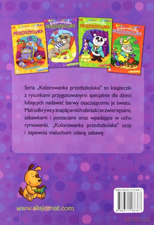 Kolorowanka przedszkolna zeszyt  2 [KSIĄŻKA]