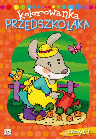 Kolorowanka przedszkolaka zeszyt 4 [KSIĄŻKA]