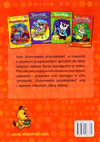 Kolorowanka przedszkolaka zeszyt 4 [KSIĄŻKA]