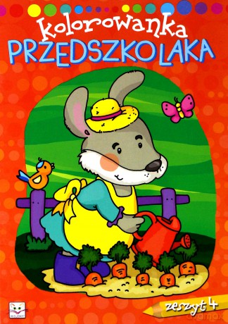 Kolorowanka przedszkolaka zeszyt 4 [KSIĄŻKA]