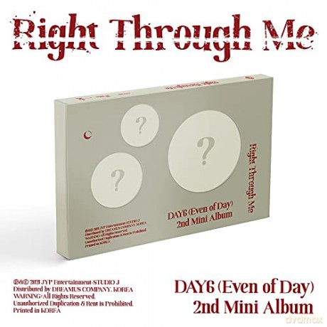 Day6 (Even Of Day): Right Through Me [CD]