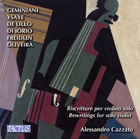 Cazzato Alessandro: Riscritture Per Violino Solo [CD]