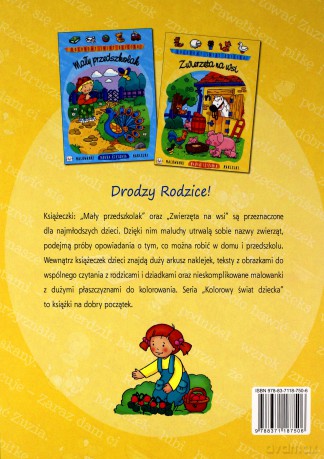 Kolorowy świat dziecka- Zwierzęta na wsi [KSIĄŻKA]