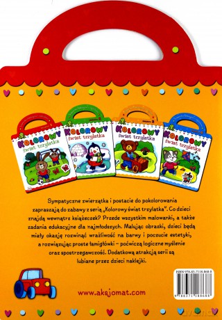 Kolorowy świat 3 latka- 1 zeszyt [KSIĄŻKA]