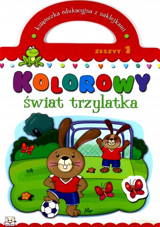 Kolorowy świat 3 latka- 1 zeszyt [KSIĄŻKA]