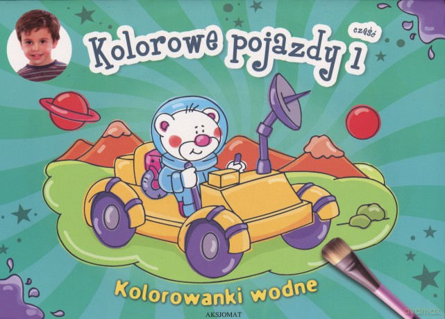 Kolorowanki wodne - Kolorowe pojazdy cz.1 [KSIĄŻKA]