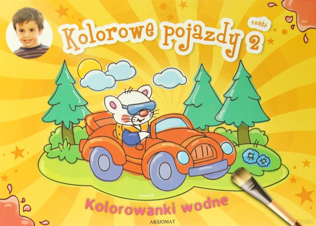 Kolorowanki wodne - Kolorowe pojazdy cz.2 [KSIĄŻKA]