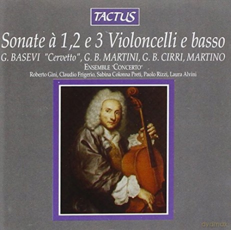 Basevi: Sonatas for Cellos [CD]