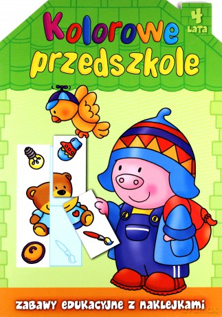 Kolorowe przedszkole - 4 lata [KSIĄŻKA]
