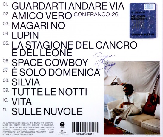 Tommaso Paradiso: Space Cowboy [CD]