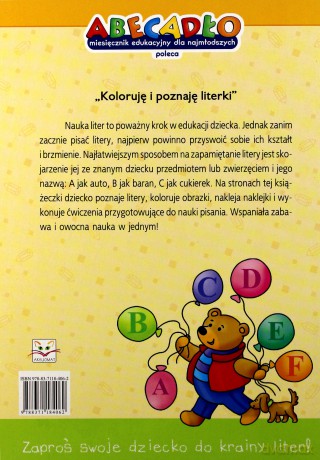 Koloruję i poznaję literki [KSIĄŻKA]