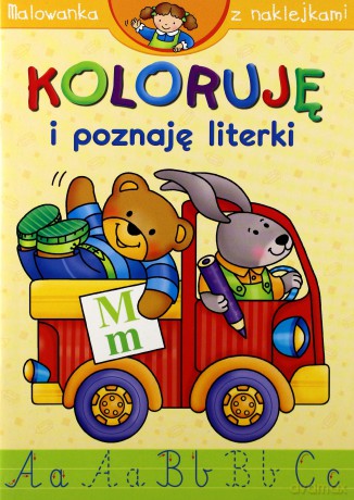 Koloruję i poznaję literki [KSIĄŻKA]