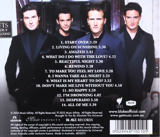 Blake: Start Over [CD]