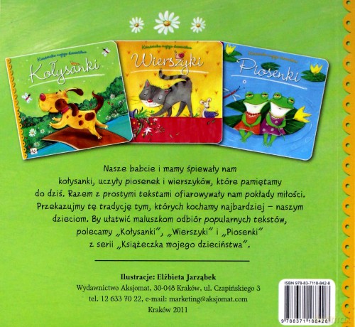 Książeczka mojego dzieciństwa. Kołysanki [KSIĄŻKA]