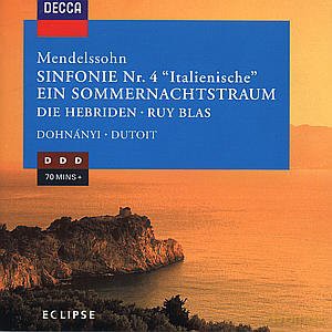 Felix Mendelssohn: Symphony No 4/midsummer Nights Dream [CD]