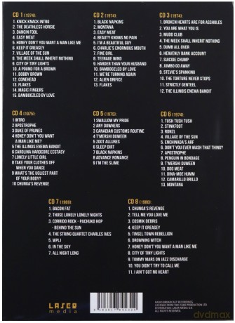 Frank Zappa: The Best Days (Box 8 Cd) [8CD]