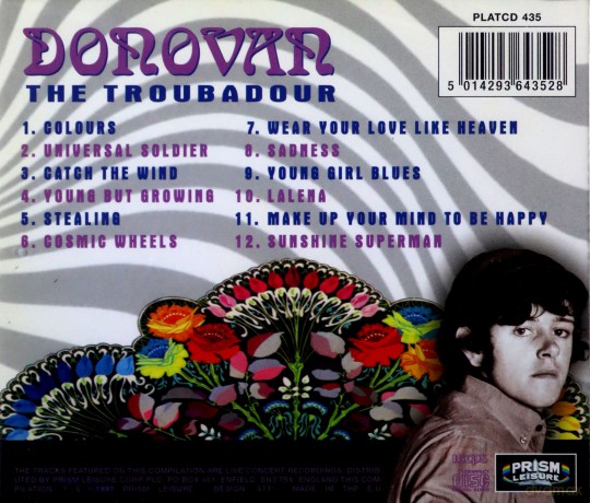 Donovan: The Troubadour [CD]