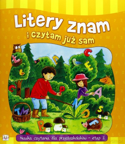 Litery znam i czytam już sam- etap 1  [KSIĄŻKA]