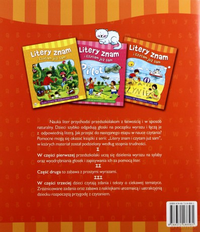 Litery znam i czytam już sam- etap 3 [KSIĄŻKA]