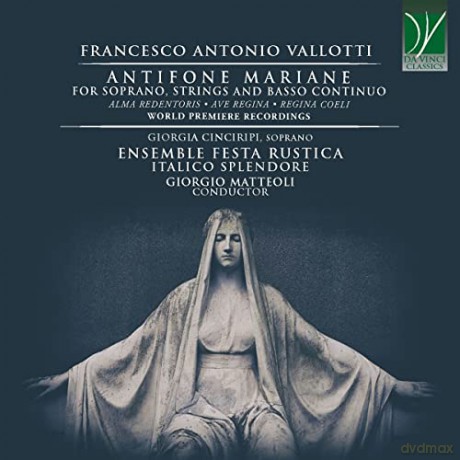 Vallotti: Antifone Mariane, For Soprano, Strings And B.C [CD]