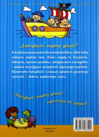 Łamigłówki mądrej główki cz.1 [KSIĄŻKA]