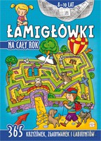 Łamigłówki na cały rok- 365 krzyżówek, zgadywanek i labiryntów [KSIĄŻKA]