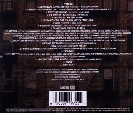 West Side Story soundtrack [CD]