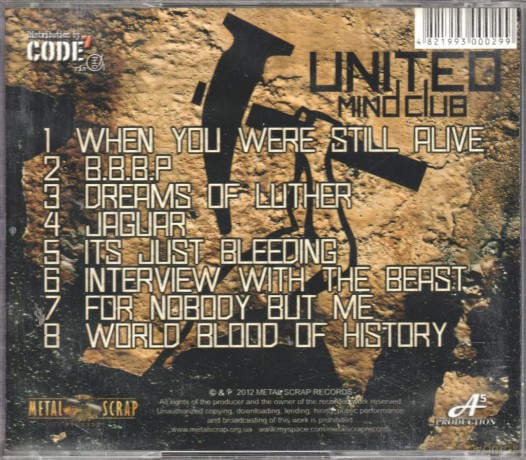 United Mind Club: World Blood History [CD]