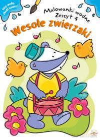 Malowanki wodne - Wesołe Zwierzaki zeszyt 4 [KSIĄŻKA]